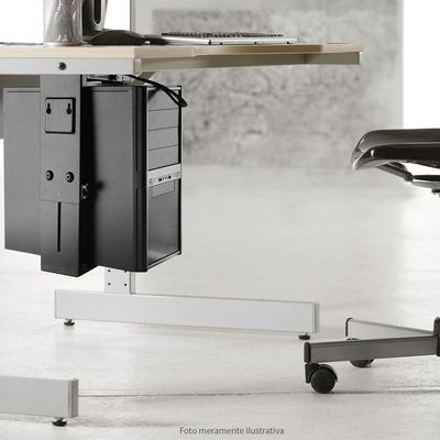 Suporte Para Gabinete Cpu Suspenso Ajustável - Plmsc03