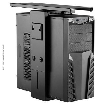 Suporte Para Gabinete Cpu Suspenso Ajustável - Plmsc03