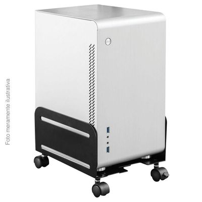 Suporte Para Cpu Ajustável Com Rodas - Plmsc02