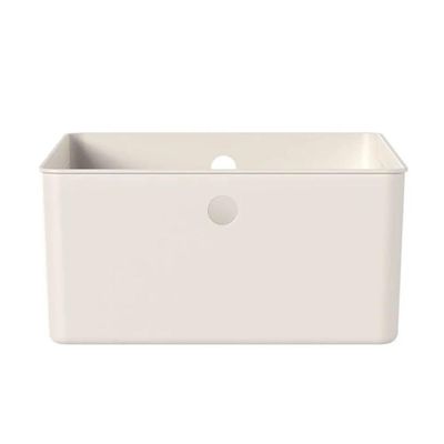 Cesto Organizador Multiuso Bege Flow 34x27x13cm Ou 12L Lavanderia Closet Banheiro