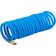 Mangueira/tubo poliuretano azul espiral conector 1/4" NPT macho 6,5 mm x 10,00 mm com 5m VONDER