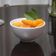 48 Bowls de Melamina 200ml Cumbuca Branca Restaurante Tigela para Frutas Petiscos 10x5,3cm