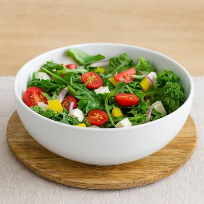 Saladeira Porcelana 24cm Branca Tramontina Maria Augusta Tigela Sobremesa Salada