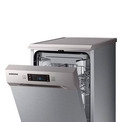 Lava-louças Samsung Inox com 10 Serviços, Limpeza Silenciosa e Display LED Inox / 220V