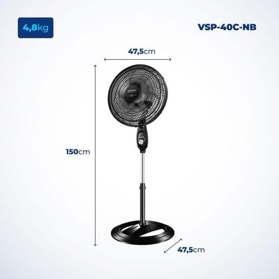 Ventilador Coluna Mondial Vent 40cm Vsp-40c-nb 127v/60hz