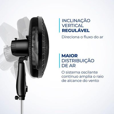 Ventilador Coluna Mondial Vent 40cm Vsp-40c-nb 127v/60hz