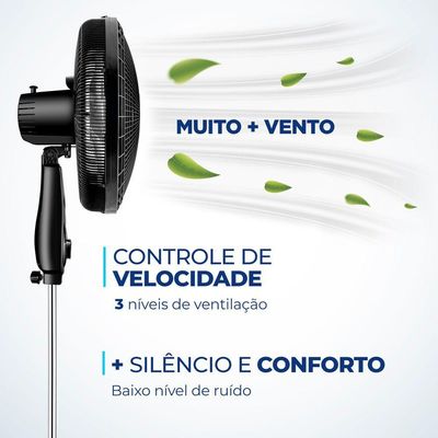 Ventilador Coluna Mondial Vent 40cm Vsp-40c-nb 127v/60hz