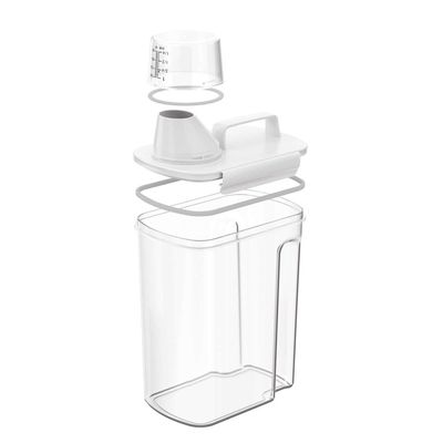 Kit 3 Dispensers Medidor 3,9l Porta Sabão Amaciante New Retro Lavanderia Área Serviço Coza