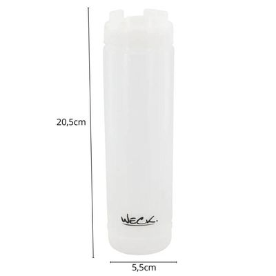 Kit 2 Bisnagas Invertidas 710ml Ketchup Maionese Profissional Hambúrguer Lanchonete Molhos