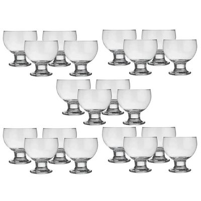 Kit 20 Potes de Sobremesa Doces 400ml Vidro Restaurante Hotel Eventos Paulista Nadir