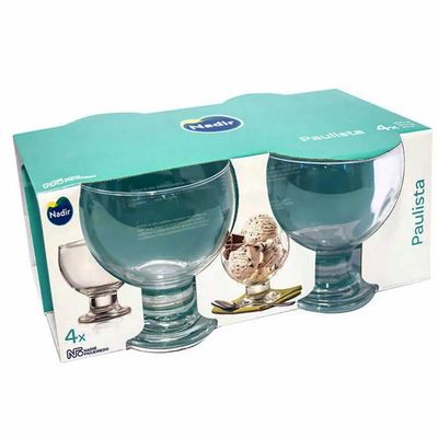 Kit 20 Potes de Sobremesa Doces 400ml Vidro Restaurante Hotel Eventos Paulista Nadir