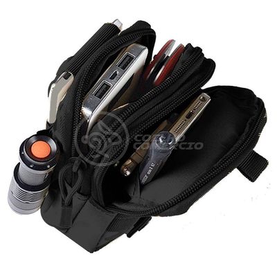 Kit De Sobrevivência E Atividades Camping Bolsa Preta Emergência Selva Escoteiro Acampar