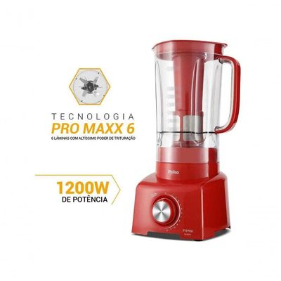 Liquidificador Philco Ph900 Vermelho 127v