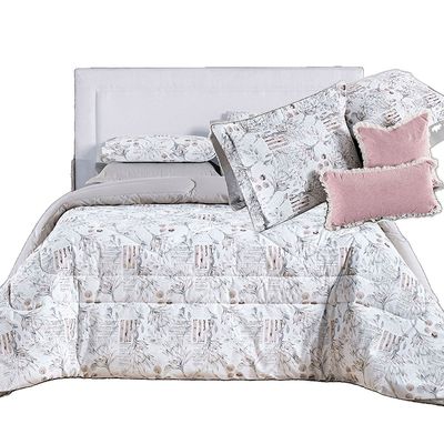 Kit Coordenado Edredom e Cobre Leito Sensuale Super King Protea 4 Peças  - 80% Algodão, 20% Poliéster