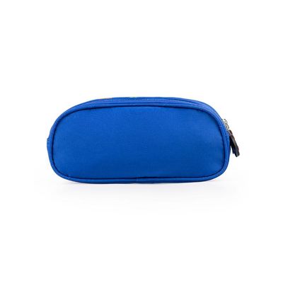 Estojo Escolar Infantil Masculino 3 Compartimentos Mario Bross Premium Azul U / Azul