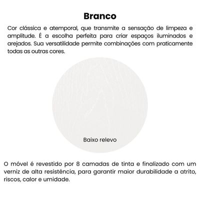 Prateleira Decorativa Nicho Infantil Mdf 91x30 Cm Arly Branco