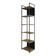 Estante Alta C/06 Prateleiras 185x45x33cm C/fundo Yon Vermont Oak/est.preta Vermont Oak/est.preta