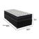 Conjunto Solteiro Cama Bege Box Colchão Extra Firme Ortobom Preto