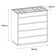 Comoda 5 Gavetas Belize Branco
