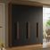 Guarda-roupa Casal 6 Portas Batentes Saturno Madesa Rustic.