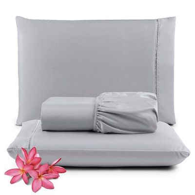 Jogo Cama Lençol Unique Queen  3 Peças - Cinza
