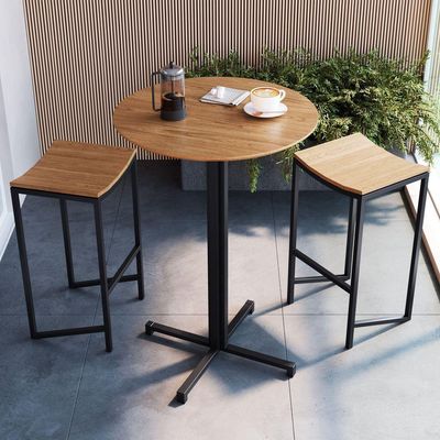 Mini Bistrô Cais 65cm Olmo-preto