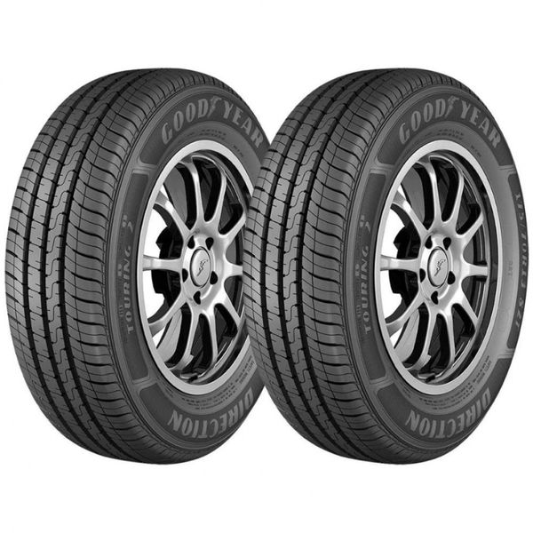 Pneu Aro 14 Goodyear Direction 2 Touring 185/60 82H 2 Unidades Preto