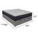 Cama Box Baú E Colchão Airtech 150 Espuma D45 Casal Ortobom Casal Cinza