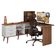 Escrivaninha Em L Mesa Para Computador Gamer 3 Gavetas Branco/rustic Lisboa Madesa
