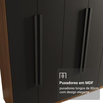 Guarda-roupa Casal Batentes Netuno Madesa Rustic