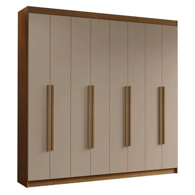 Guarda-roupa Casal 8 Portas Batentes Saturno Madesa .