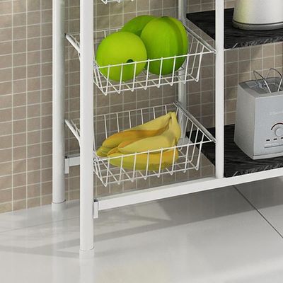 Fruteira De Chão Multiuso Belgica Bm Tubulares Branco