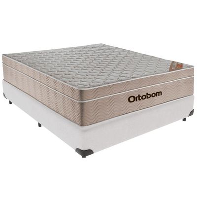 Cama Box Branco E Colchão Airtech Molas Ensacadas Viúvo Ortobom
