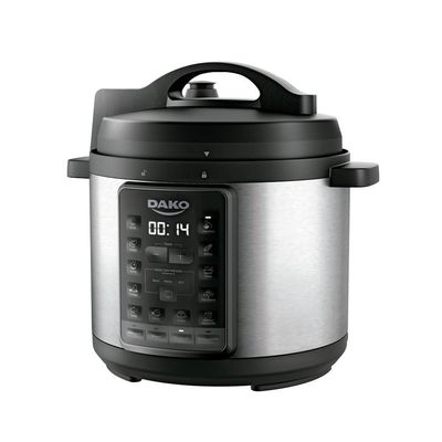 Panela De Pressão Dako 1000w 6l Multifunções Preto 110V