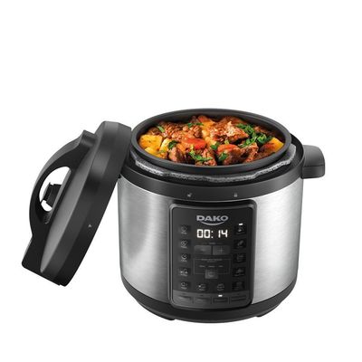 Panela De Pressão Dako 1000w 6l Multifunções Preto 110V