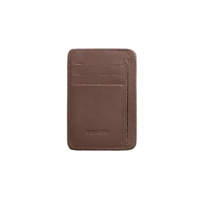 Porta Cartão Masculino de Couro com RFID Street Marrom U / Marrom