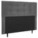 Cabeceira Estofada Cama Box Queen 160 Cm Milão Suede Suede Cinza