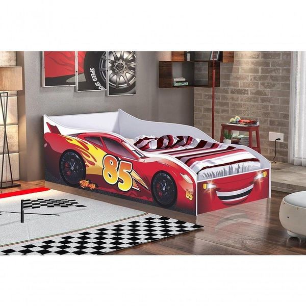 Cama Carro Infantil Red - Gabrielli Móveis Cama Carro Infantil Red - Gabrielli Móveis