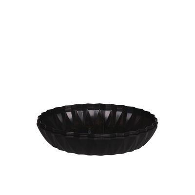 Vaso Cachepot Wave 37cm Preto