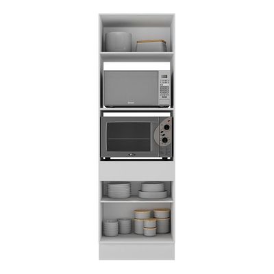 Paneleiro 2 Portas Para Forno Mp2116.964 Branco/preto