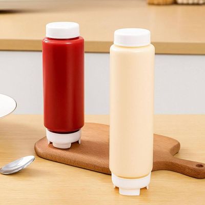 Kit 5 Bisnagas Invertida 710ml Weck Molhos Buffets Profissional Hambúrgueres Lanchonetes