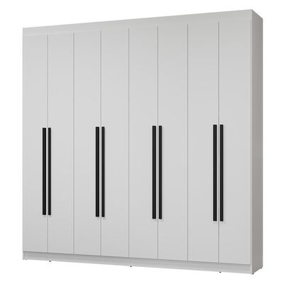 Guarda-roupa Casal 8 Portas Batentes Netuno Madesa