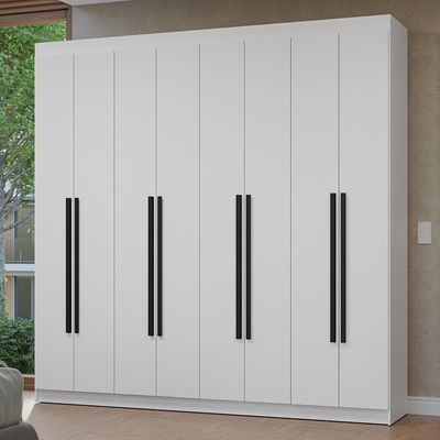 Guarda-roupa Casal 8 Portas Batentes Netuno Madesa
