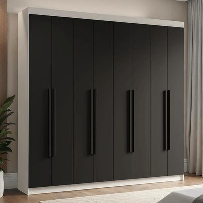 Guarda-roupa Casal 8 Portas Batentes Venus Madesa.
