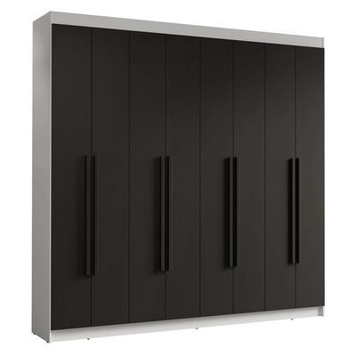 Guarda-roupa Casal 8 Portas Batentes Venus Madesa.
