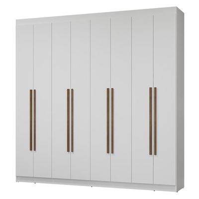 Guarda-roupa Casal 8 Portas Batentes Netuno Madesa