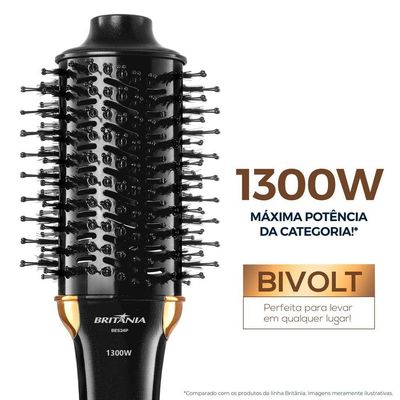 Escova Secadora Britânia 1300W Bivolt BES24P Bivolt