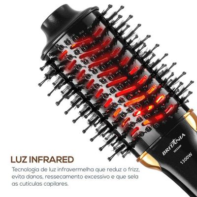 Escova Secadora Britânia 1300W Bivolt BES24P Bivolt
