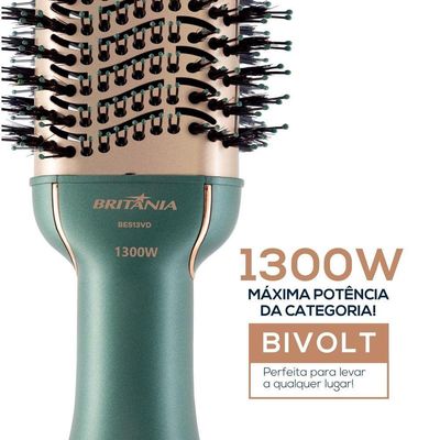 Escova Secadora Britânia Soft 4 Em 1 1300W BES13VD Bivolt