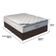 Cama + Box Com Baú Casal E Colchão Freedom Ortobom D33 Marrom